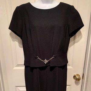 Vintage Liz Claiborne Petite Size 12P Black Jumpsuit Buttons and Zipper from 90'